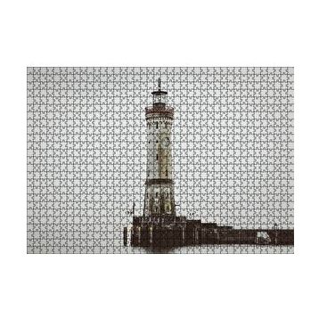 Cakapuzzle Deniz Feneri ve Sisli Deniz 120 Parça Ahşap Puzzle