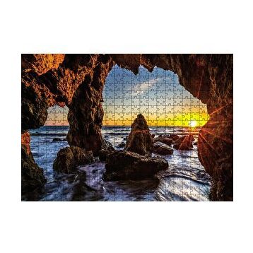 Cakapuzzle Deniz Güneş Mağara 120 Parça Ahşap Puzzle