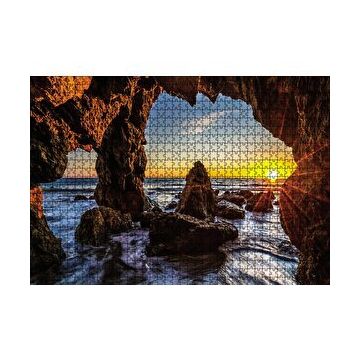 Cakapuzzle Deniz Güneş Mağara 120 Parça Ahşap Puzzle