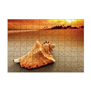 Cakapuzzle Deniz Kabuğu 120 Parça Ahşap Puzzle
