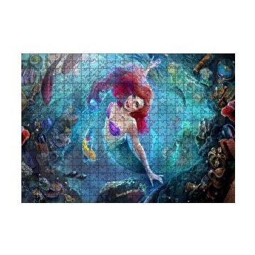 Cakapuzzle Derinliklerden Yükselen Deniz Kızı 120 Parça Ahşap Puzzle
