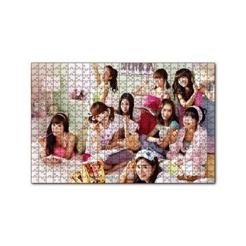 Cakapuzzle Ders Çalışan Girls Generation Kızlar 120 Parça Ahşap Puzzle