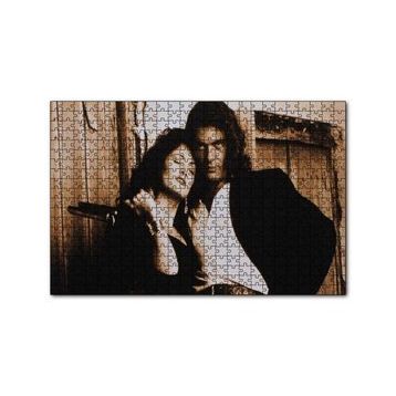 Cakapuzzle Desperado Antonio Banderas ve Salma Hayek 120 Parça Ahşap Puzzle