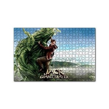 Cakapuzzle Dev Avcısı Jack ve Sarmaşığı 120 Parça Ahşap Puzzle