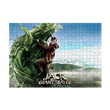 Cakapuzzle Dev Avcısı Jack ve Sarmaşığı 120 Parça Ahşap Puzzle