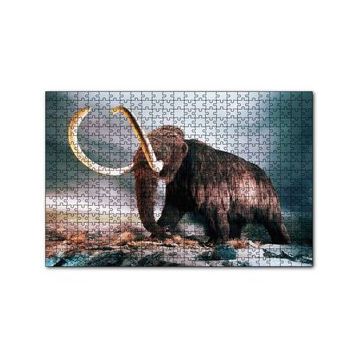 Cakapuzzle Dev Dişleriyle Mamut 120 Parça Ahşap Puzzle
