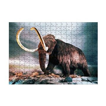 Cakapuzzle Dev Dişleriyle Mamut 120 Parça Ahşap Puzzle