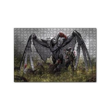 Cakapuzzle Dev Mekanik Akbaba ve Savaşçı 120 Parça Ahşap Puzzle