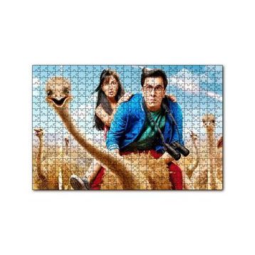 Cakapuzzle Devekuşları Adam ve Kız 120 Parça Ahşap Puzzle