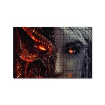Cakapuzzle Diablo 3 Girl 120 Parça Ahşap Puzzle