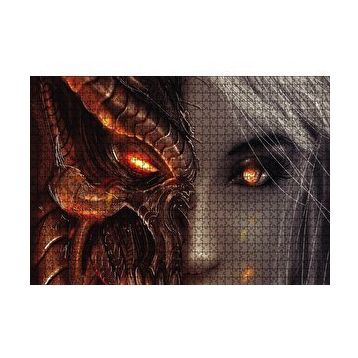 Cakapuzzle Diablo 3 Girl 120 Parça Ahşap Puzzle