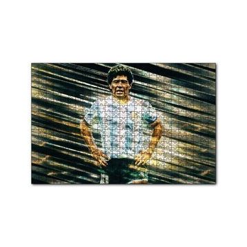 Cakapuzzle Diego Maradona Arjantin Fırtınası 120 Parça Ahşap Puzzle