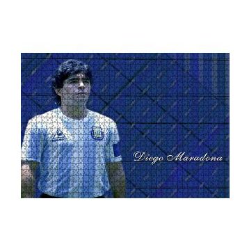 Cakapuzzle Diego Maradona Arjantin Milli Takımı Kaptanı 120 Parça Ahşap Puzzle