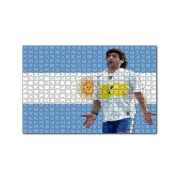 Cakapuzzle Diego Maradona Buka Junior Takımında 120 Parça Ahşap Puzzle