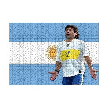 Cakapuzzle Diego Maradona Buka Junior Takımında 120 Parça Ahşap Puzzle