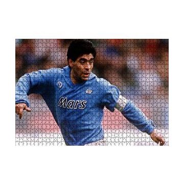 Cakapuzzle Diego Maradona Napoli 1984 120 Parça Ahşap Puzzle