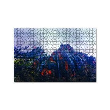 Cakapuzzle Dik Yamaçlı Dumanlı Dağ 120 Parça Ahşap Puzzle