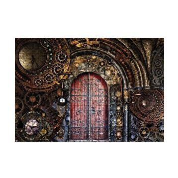 Cakapuzzle Dişliler Piriç Kapı Zaman 120 Parça Ahşap Puzzle