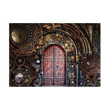 Cakapuzzle Dişliler Piriç Kapı Zaman 120 Parça Ahşap Puzzle