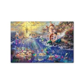 Cakapuzzle Disney Denizkızı ve Arkadaşları 120 Parça Ahşap Puzzle