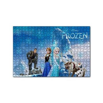 Cakapuzzle Disney Frozen Karekterleri Görseli 120 Parça Ahşap Puzzle