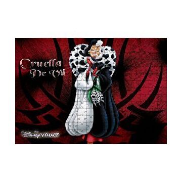 Cakapuzzle Disney Karakteri Cruella De Vil 120 Parça Ahşap Puzzle
