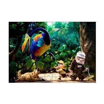 Cakapuzzle Disney Şirketi Yukarı Bak Film Görseli 120 Parça Ahşap Puzzle