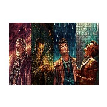 Cakapuzzle Doctor Who Karakterler 120 Parça Ahşap Puzzle