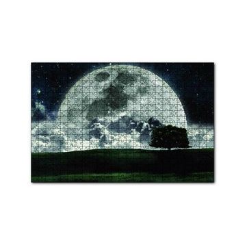 Cakapuzzle Doğa Gecede Ay Güzelliği 120 Parça Ahşap Puzzle