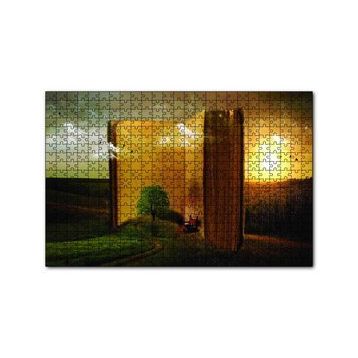 Cakapuzzle Doğa Kitap Yol Hayal Sanal 120 Parça Ahşap Puzzle
