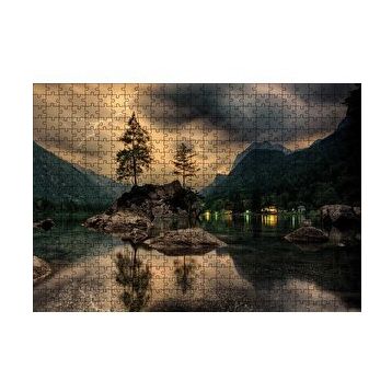 Cakapuzzle Doğa Yağmur Hazırlığı Akşam 120 Parça Ahşap Puzzle