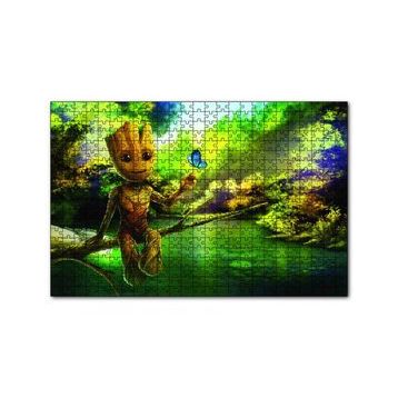 Cakapuzzle Doğada Baby Groot Görseli 120 Parça Ahşap Puzzle