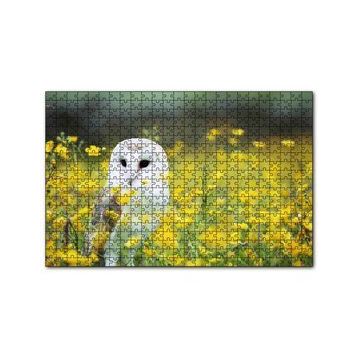 Cakapuzzle Doğada Peçeli Baykuş 120 Parça Ahşap Puzzle