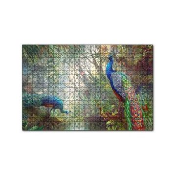 Cakapuzzle Doğada Tavus Kuşu Görseli 120 Parça Ahşap Puzzle