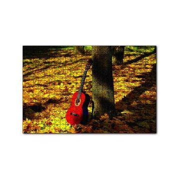 Cakapuzzle Doğadaki Gitar 120 Parça Ahşap Puzzle
