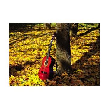 Cakapuzzle Doğadaki Gitar 120 Parça Ahşap Puzzle