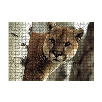 Cakapuzzle Doğadaki Puma 120 Parça Ahşap Puzzle