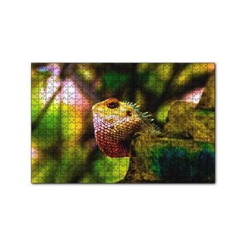 Cakapuzzle Doğal Yaşamda İguana 120 Parça Ahşap Puzzle