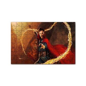 Cakapuzzle Doktor Strange ve Alev Kırbacı 120 Parça Ahşap Puzzle