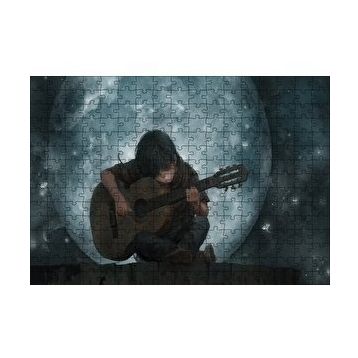 Cakapuzzle Dolunay Çocuk Klasik Gitar 120 Parça Ahşap Puzzle