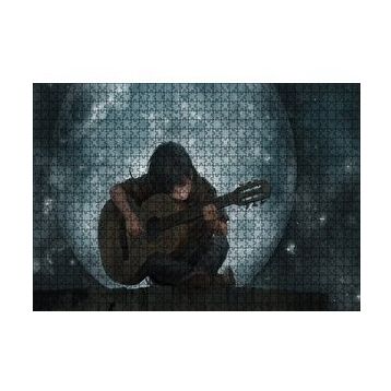 Cakapuzzle Dolunay Çocuk Klasik Gitar 120 Parça Ahşap Puzzle