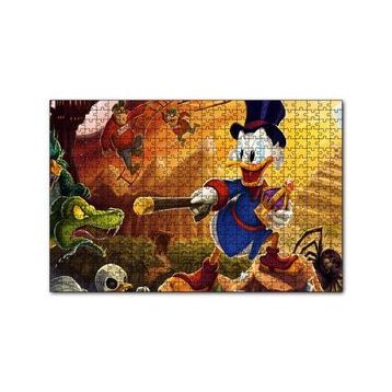 Cakapuzzle Donald Duck Kötülere Karşı 120 Parça Ahşap Puzzle
