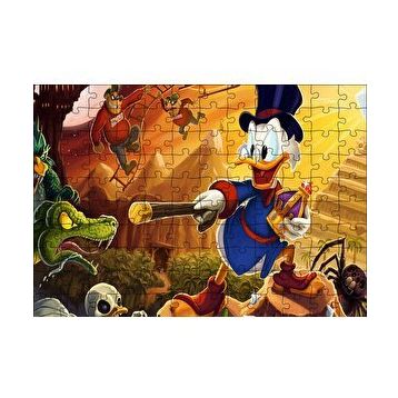Cakapuzzle Donald Duck Kötülere Karşı 120 Parça Ahşap Puzzle