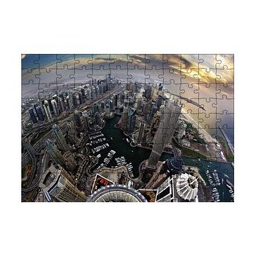 Cakapuzzle Dubai Kuş Bakışı 120 Parça Ahşap Puzzle