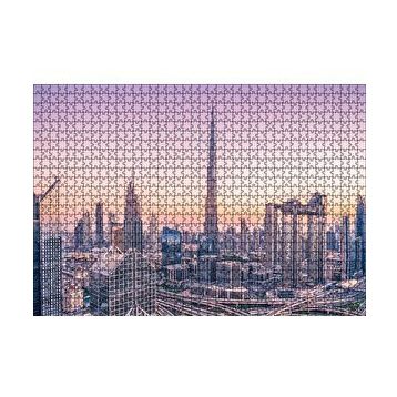 Cakapuzzle Dubai Şehir Merkezi Manzarası 120 Parça Ahşap Puzzle