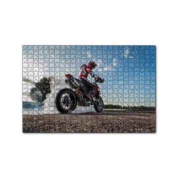 Cakapuzzle Ducati Hyper 850 Motorsiklet 120 Parça Ahşap Puzzle