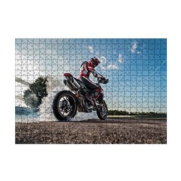 Cakapuzzle Ducati Hyper 850 Motorsiklet 120 Parça Ahşap Puzzle