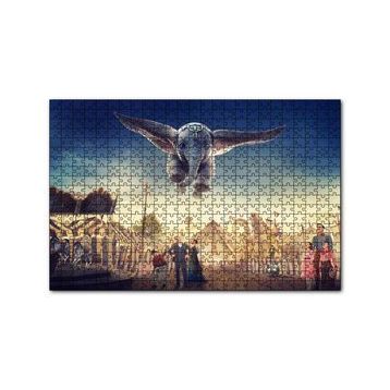 Cakapuzzle Dumbo Uçan Fil 120 Parça Ahşap Puzzle