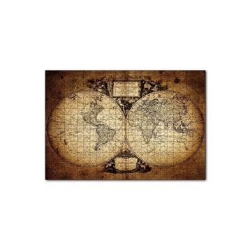 Cakapuzzle Dünya Haritası 1732 Yılı 120 Parça Ahşap Puzzle