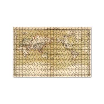 Cakapuzzle Dünya Haritası 1833 Yılı 120 Parça Ahşap Puzzle